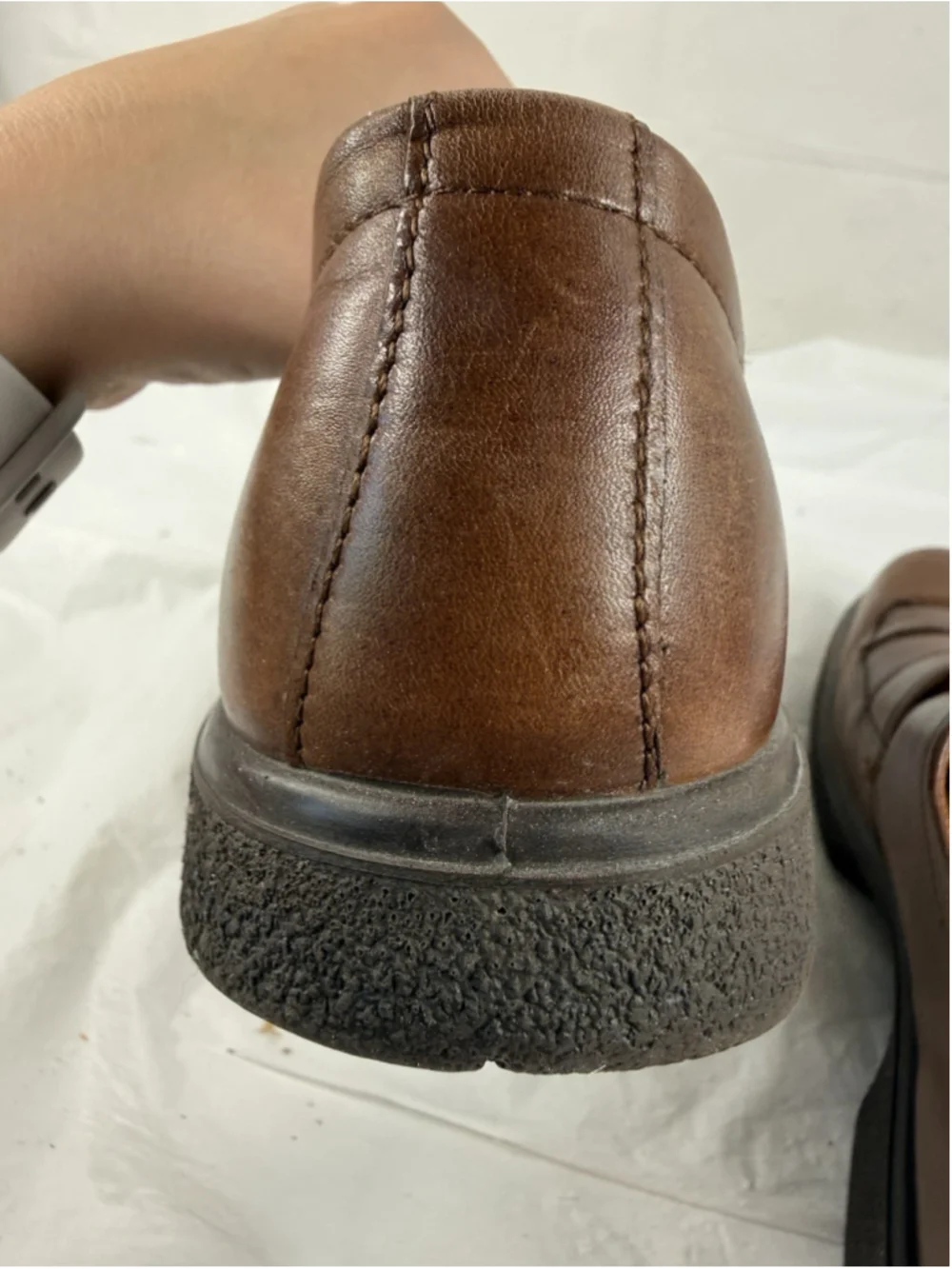 ECCO Women's Brown Leather Casual Shoes Sz 40